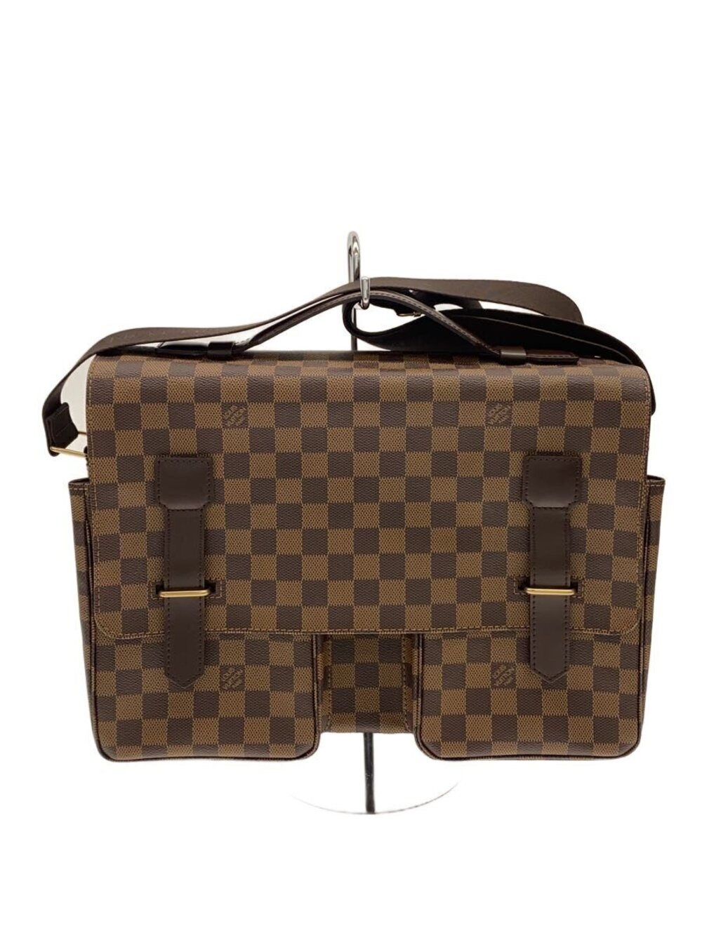LOUIS VUITTON Broadway Damier Ebene Brown Tan